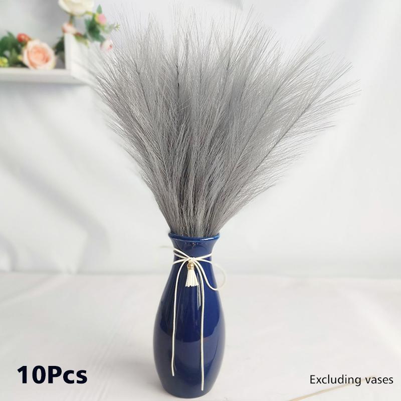 10 шт. простой элегантный искусственный тростник из пампасной травы, искусственный тростник для растений