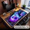 Soccer Theme Custom Mouse Pad Personalized With Name Text Customized Desk Mat For Office Home Decor