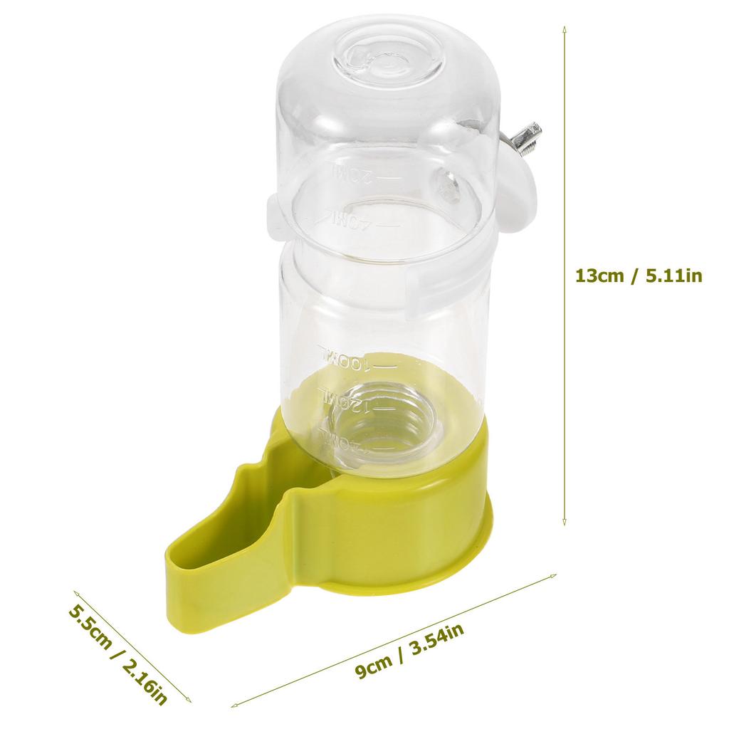 Automatic Bird Water Dispenser for Parakeets Cockatiels Small Birds Continuous Flow Hydration Device Easy Clean Reusable Pet