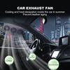 Vehicle Cooling Solar Powered Car Fan Solar Powered Cooling Fan Car Exhaust Fan  Vehicle Cooling