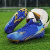 Новые детские футбольные бутсы мужские и женские взрослые студенческие игровые тренировочные TF шиповки AG с длинным искусственным плоским подошвенным покрытием