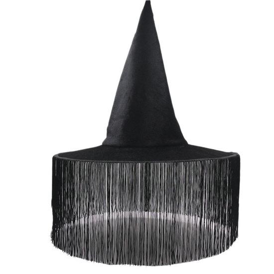 Halloween headwear lolita Witch party spider witch hat black magician COS Dark Witch Hat