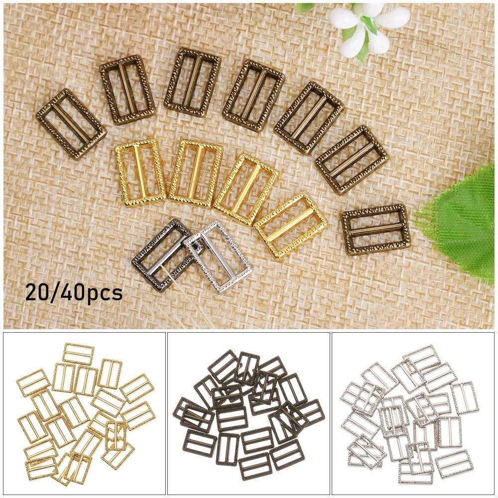 Girls Toys 4 Colors Tri-glide Buckle Doll Bags Accessories Pattern Belt Buttons Diy Dolls Buckles