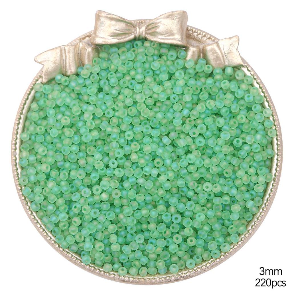 Высококачественные матовые стеклянные бусины-бисер разных цветов для изготовления украшений своими руками