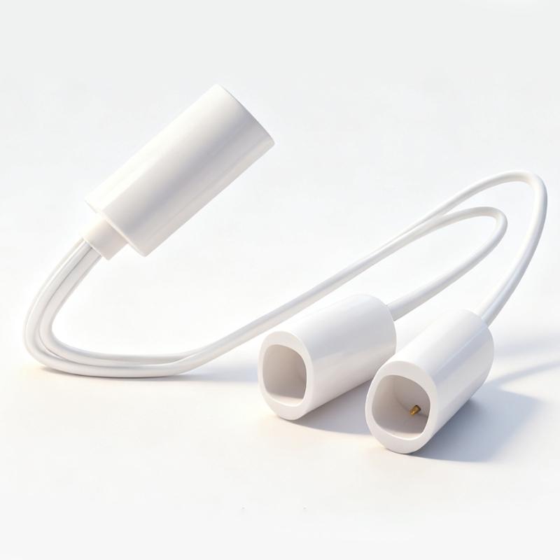 Кабель-линия для зарядки с двумя USB против запутывания Для умных очков 2 Магнитная технология быстрого крепления Гибкое ПВХ покрытие