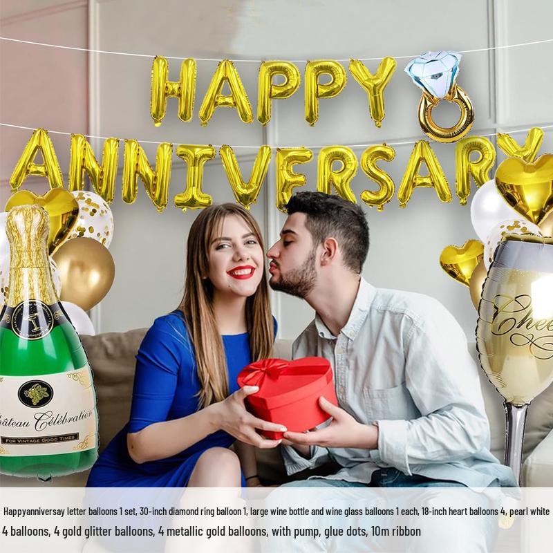 Романтический свадебный и юбилейный декор из воздушных шаров для атмосферы и празднования