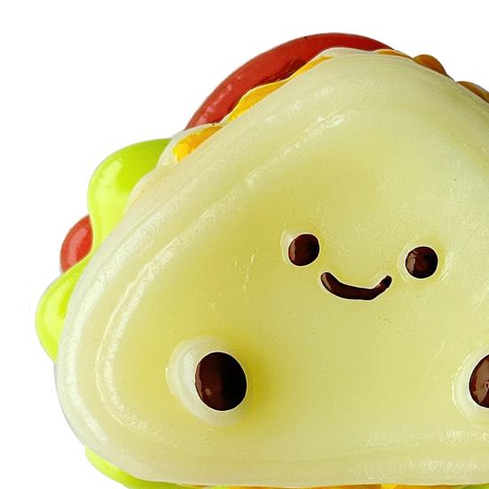 Layered Sandwich Stress Relief Toy, Slow Rising Cartoon Sandwich Squeeze Toy, Detachable Sandwich Fidget Toy for Kids Adults