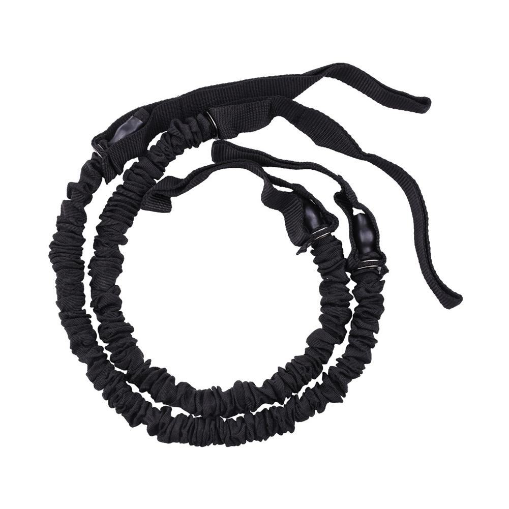 2pcs Tpr Roller Pull Rope Stretchable Waist Abdominal Exercise Fitness Resistance Bands Slimming Trainer