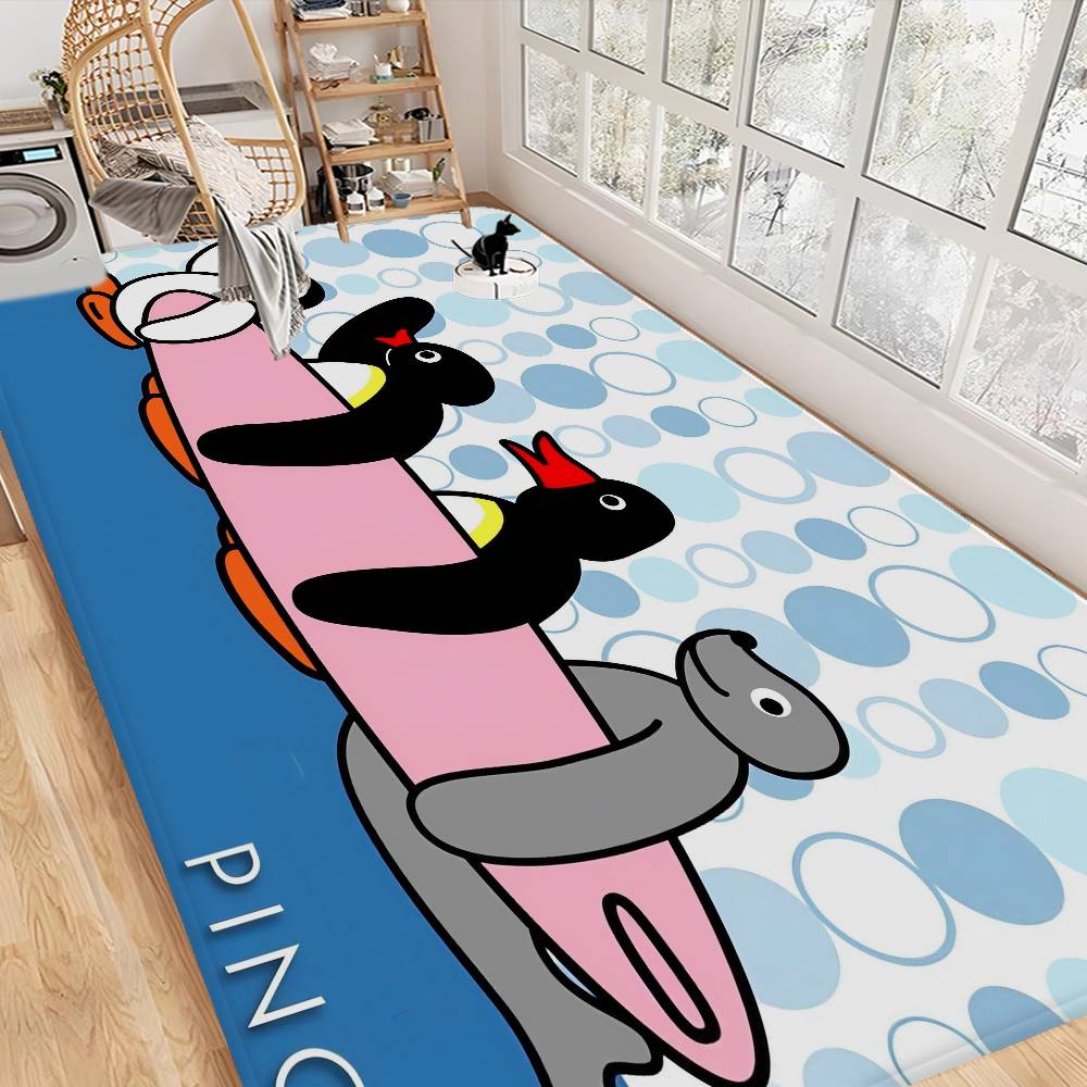 Cartoon Pinguin Anime Floor Mat Nordic Style Home Doormat Bathroom-Toilet Mats Bedroom Hotel Decor Mat