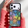 Чехол-накладка для iPhone 17 16 15 14 13 Pro Max с рисунком «Радужный цветок» для 12 11 Pro Coque