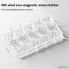 1/5/10 Grid Non-Magnetic Nail Stand Sample Nails Display Nail Polish Holder Nail Tips Reusable