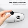 2/5/10Pcs 15mm Car Lock Keyhole Stickers Decoration Protection For Mercedes Benz AMG CLA CLS W212 W213 W204 W205 W176 GLC OM8