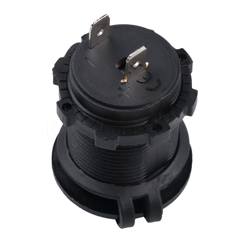 1-10 шт. 12 В автомобильная розетка с гнездом для зарядки, водонепроницаемый адаптер для зарядки для автомобиля, лодки, мотоцикла, трактора, розетка