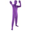 Screen Bodysuit Polyvinyl Chloride Fiber Purple Invisible Photography Chromakey Suit for Video