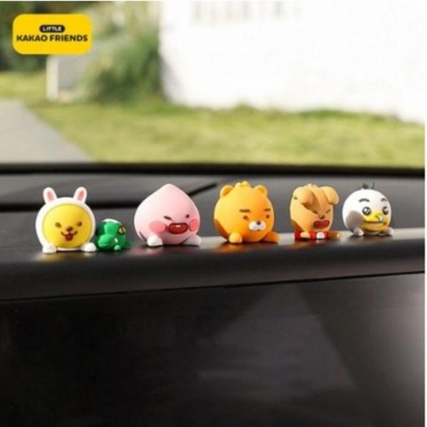 Set of 8 Cute Kakao Friends Car Decorations and Interior figures,Korean Car Acc