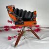 Retro Camera Handmade with Wooden Tripod Vintage Style Brown Wooden Camera Tabletop