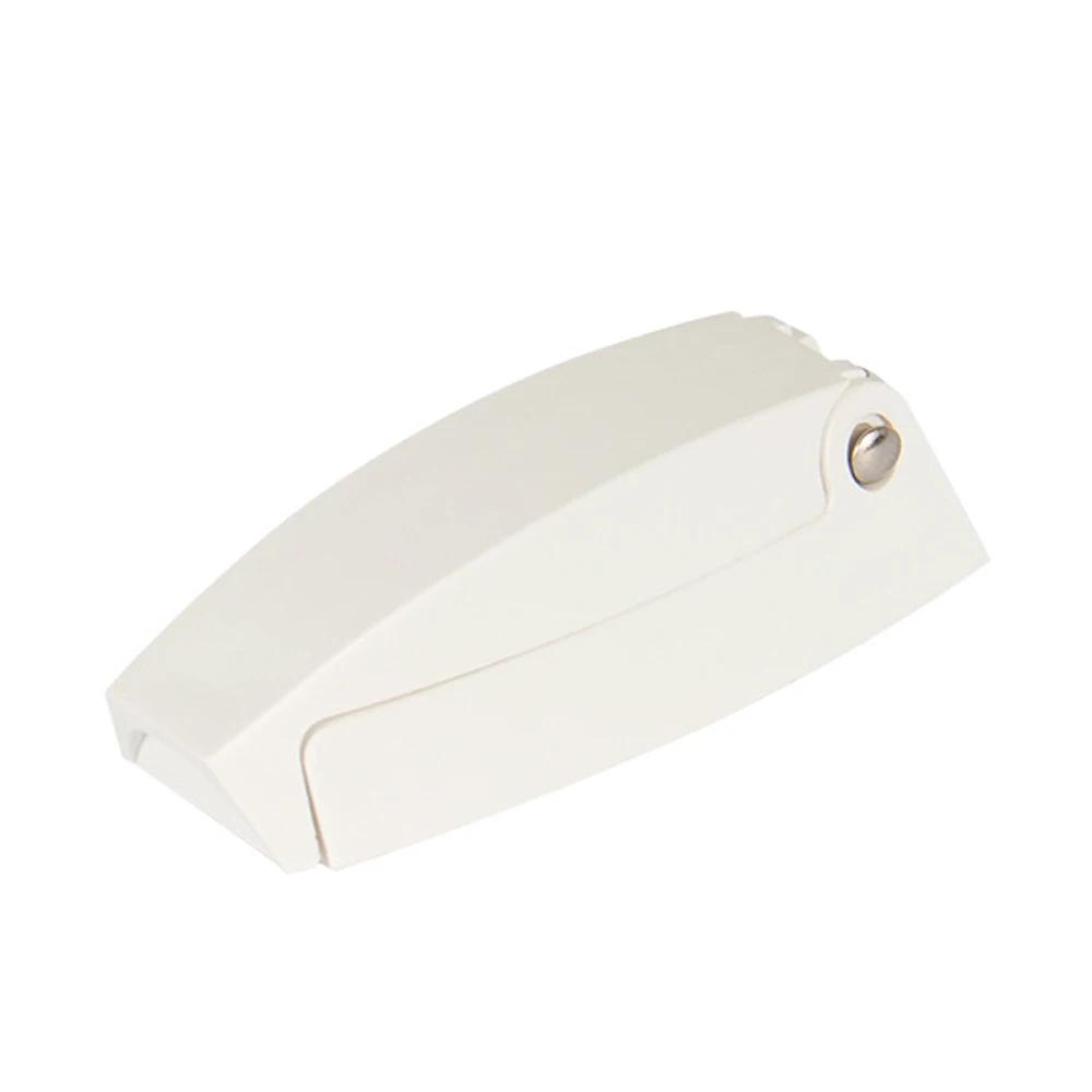 Новый фиксатор-защелка двери для автодома, каравана, грузовика, фургона, багажа для путешествий, аксессуары для RV, прицепа-кемпера, белый ABS, автостайлинг