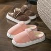 Corduroy Cotton Slippers Autumn and Winter Home Hair Tow Hotel Warm and Fleece Couple Hair Slippers