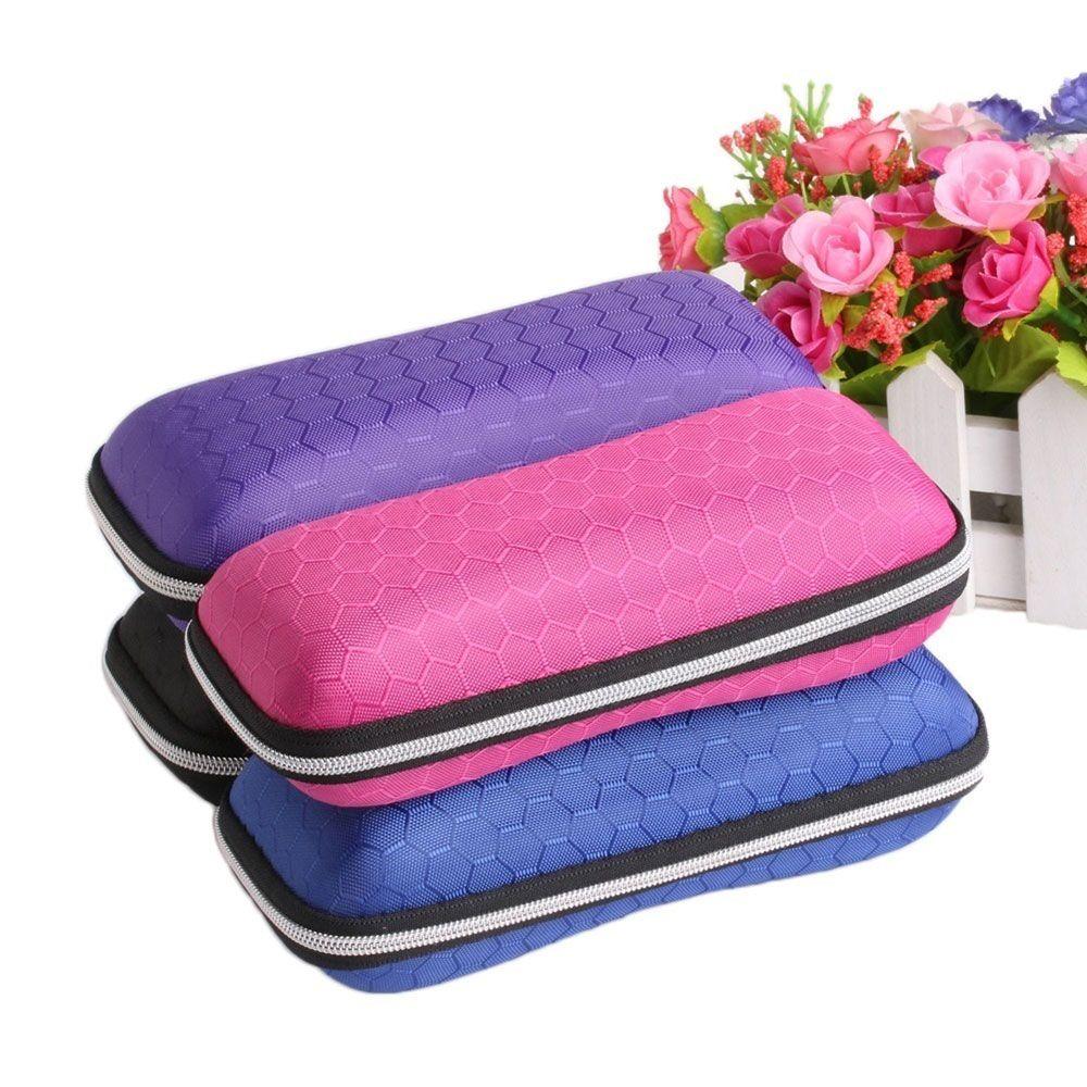 Outdoor Rectangle Holder Zipper Box Sunglasses Case Hard Eye Glasses Eyewear Protector