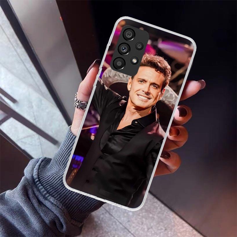 L-Luis M-Miguel Singer Phone Case For Samsung Galaxy A52 A51 A50S A32 A22 A12 A02S A72 A71 A31 A70 A30S Note 20 Ultra 10 Plus S1