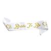 European And American Bachelorette Party Bridal Wedding Etiquette Belt Bridesmaid Shoulder Strap Ribbon Customization