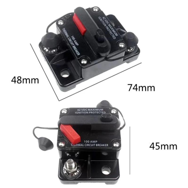 30A 40A 50A 60A 70A 80A 100A 120A 150A 200A 250A 300A AMP Автоматический выключатель Предохранитель Сброс 12-48 В постоянного тока Автомобиль Лодка Авто Водонепроницаемый