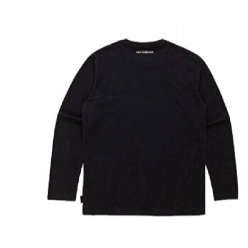 New Balance Футболка Club Nbndd11013 Bk Essential с длинным рукавом, стандартная посадка, унисекс, толстовка