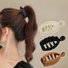 Frosted High Ponytail Clips Solid Color Banana Clip Women Hair Style Accessories Fashion Ponytail Barrettes Hair Claws Hairpins