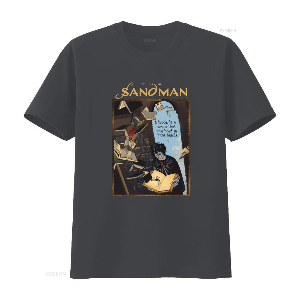 Футболка Sandman Book Плотный хлопок Сон Морфей Бесконечность винтаж Стильная одежда от модного дизайнера Универсальная