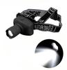 Headlamp LED Headlight Flashlight Frontal Lantern Zoomable Head Torch Light Bike Riding Lamp 1 Pc
