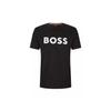 Tee shirt manches courtes col rond gros logo THINKING Noir