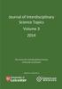 The Journal of Interdisciplinary Science Topics, Volume 3 Book