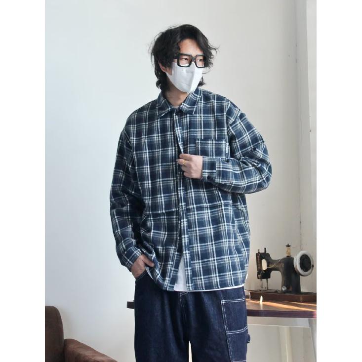 Мужская одежда серии B Dong Ri, осенне-зимняя, толстая, теплая, винтажная, клетчатая, флисовая, утолщенная, повседневная, парная рубашка с начесом