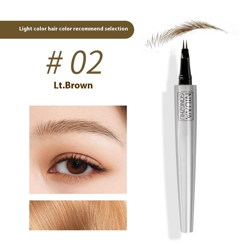 Стойкий и не обесцвечивающий карандаш для бровей Wild Eyebrows Liquid Water с четкими корнями и окрашенными бровями