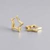 Star Mini Star Earrings Alloy Minimalist Earrings Minimalist Hollow Star Earrings Women