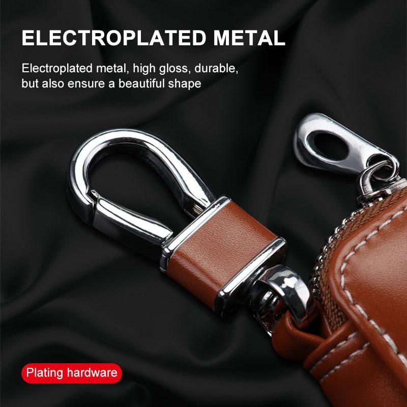 1 шт. Кожаный брелок-чехол для автомобильного ключа с молнией Сумка для ключей Для Peugeot 308 408 508 RCZ 208 3008 2008 206 207 108 406 407 408 206 207 208 306 307
