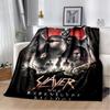 Новый стиль 2025 года Плед с логотипом хэви-метал группы Slayer, Мягкий плед для дома, спальни, кровати, дивана, Покрывало для путешествий, Подарок ребенку