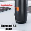 Портативный сабвуфер Bluetooth-динамики, наружный стереозвук, водонепроницаемый громкоговоритель, беспроводной звуковой ящик, поддержка FM-радио, TF-карта