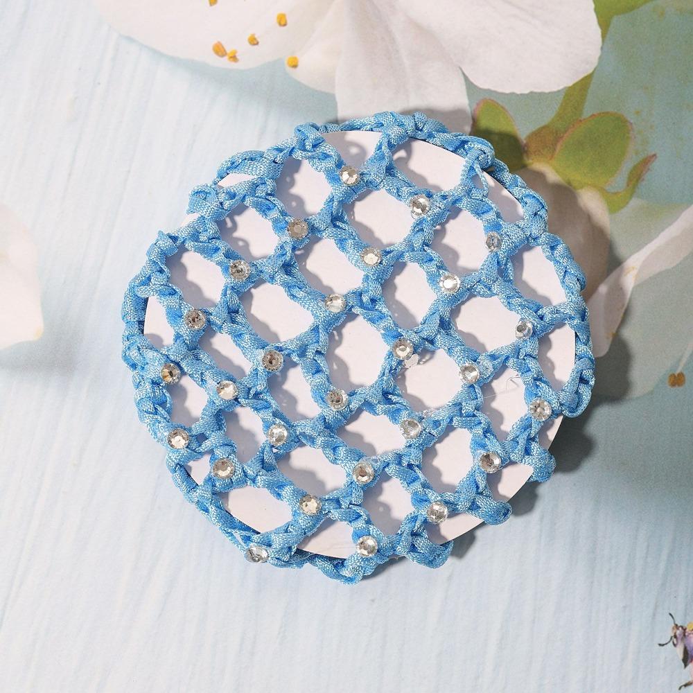 Резинки для волос, чехол для пучка, снуд, модный головной убор, балетная сетка для волос для девочек, эластичная сетка для волос для женщин