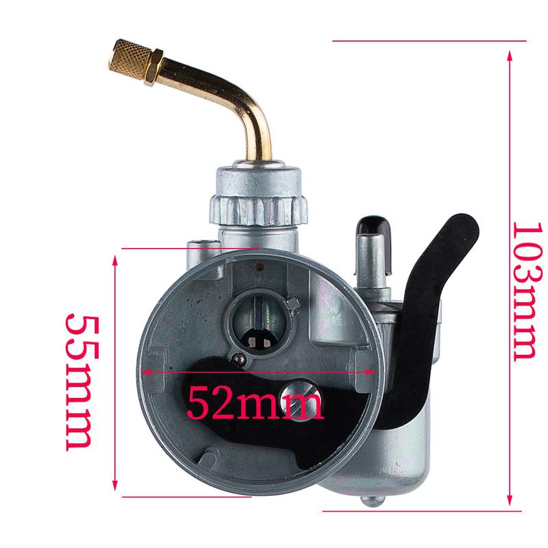 New Puch MS MV VS DS VZ R 50 Carburetor 12mm Lever-Choke 1/12/225 Bing Mofa Moped