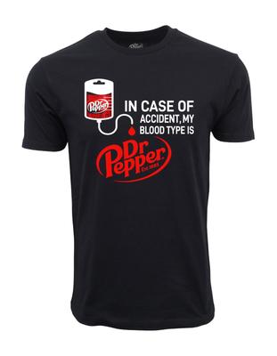 Футболка Dr Pepper Моя группа крови Dr Pepper