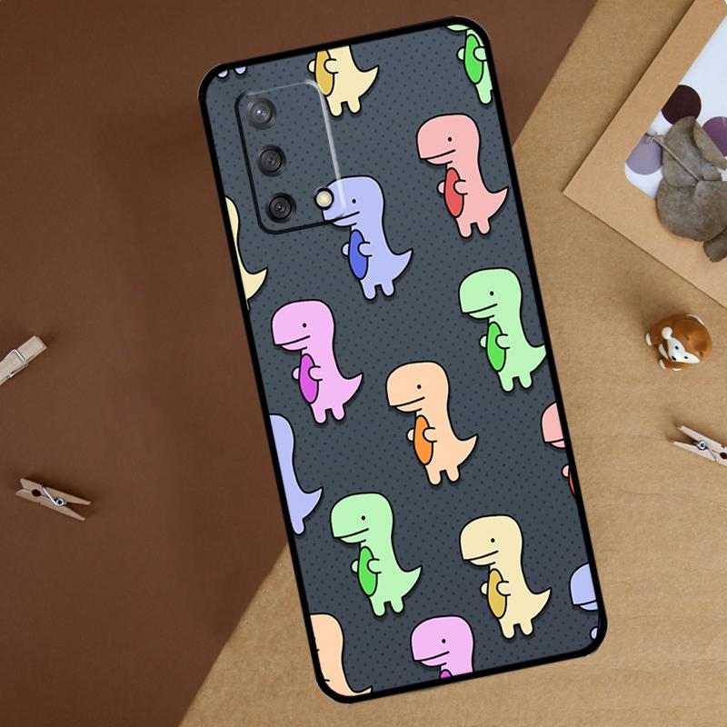 Милый Динозавр Тираннозавр Для Oppo A16 A76 A96 A40 A60 A80 A74 A94 A54 A18 A38 A58 A78 A98 A15 A57S A17 A77 Чехол для Телефона