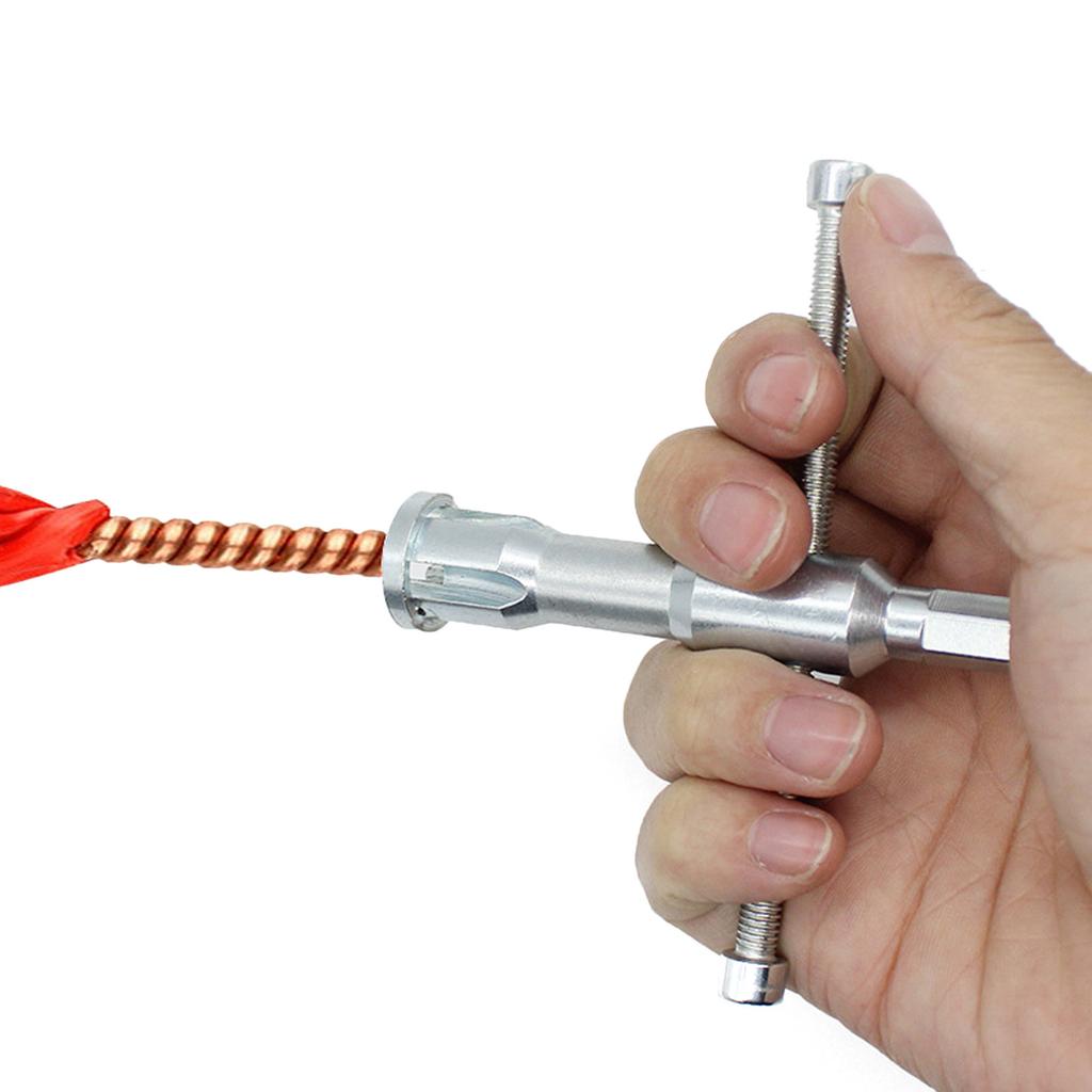 Инструмент для электрических проводов для эффективного сращивания и соединения в бытовом или промышленном использовании. Легкое и безопасное сращивание кабелей.