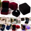 Organizer Case Jewelry Storage Velvet Display Ring Box