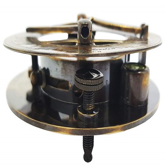 Brass Compass  Brass Sundial  Marine Boat Gift Pocket Sun Dial in Box Nautical Marine Gift Sun Clock Pirate Ship Replica Watch