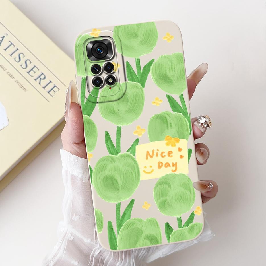 For Xiaomi Redmi Note 11 4G Case Redmi Note 11S Stylish Candy Painted Cover Soft TPU Phone Case For Redmi Note 11 Pro Plus Shell