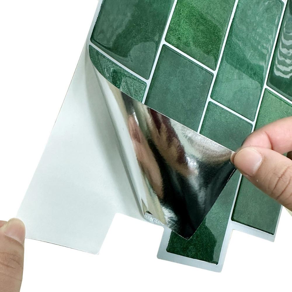 1 шт. ПВХ самоклеящиеся обои DIY наклейка на стену Новая 3D настенная плитка Домашний декор