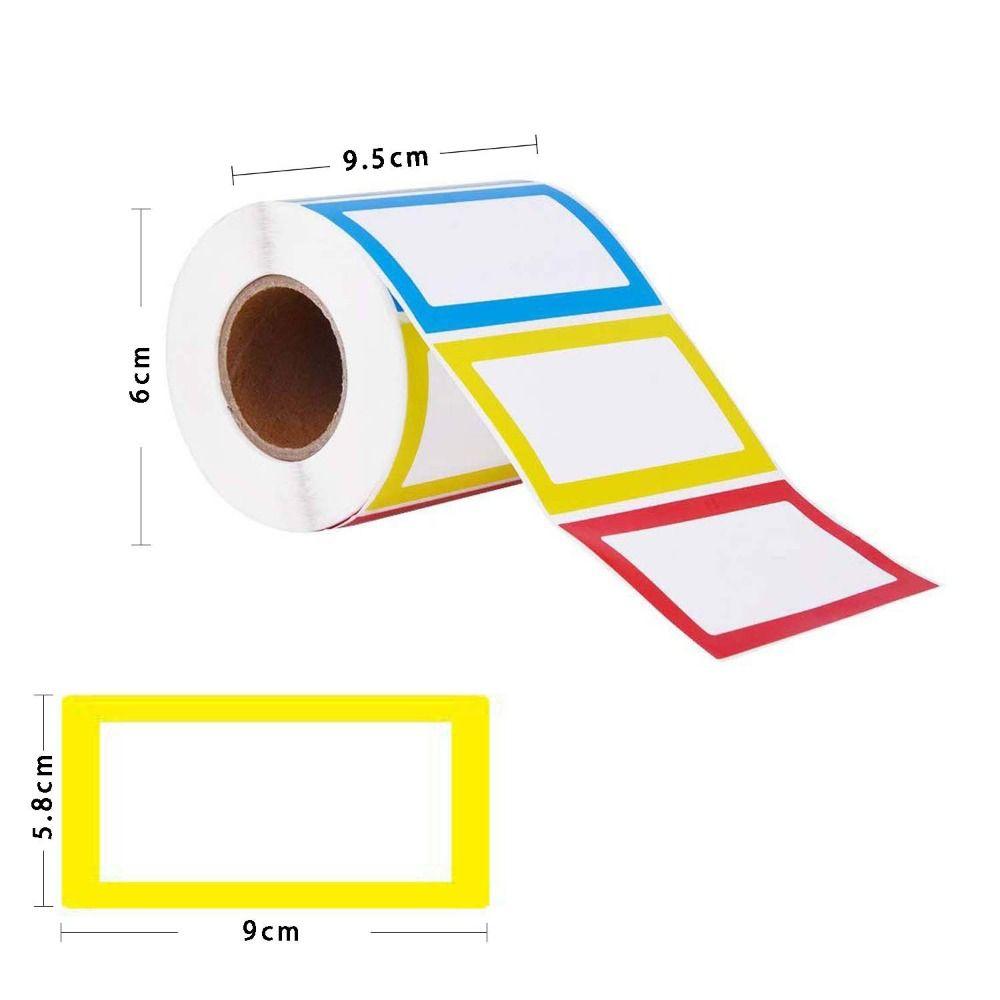 Colorful Name Tag Labels Sticker Category Labelling Sticker High Quality Labels Sticker