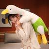 Новая большая белая гусь утешительная подушка кукла гусь детеныш спящий на боку выхлопная подушка плюшевая игрушка спящая кукла