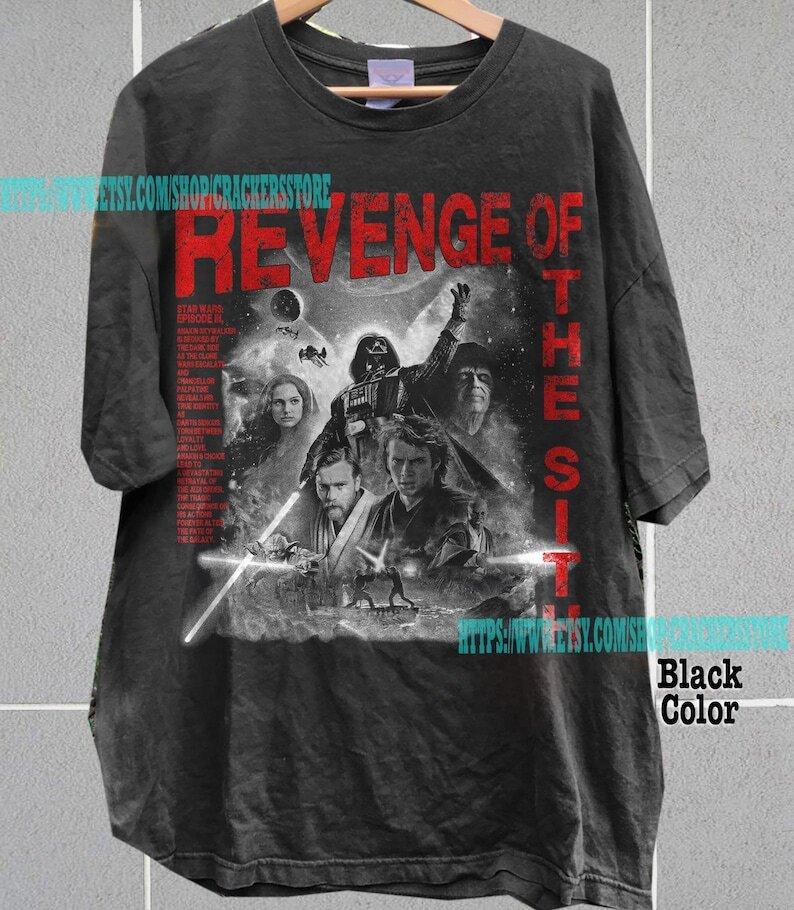 Vintage Revenge of the Sith T-Shirt Anakin Skywalker Shirt Darth Vader Tee